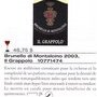 Lire le commentaire du Brunello di Montalcino 2003 de Il Grappolo